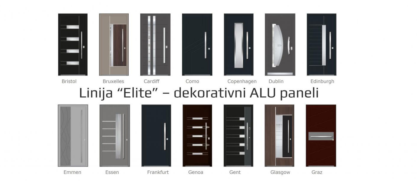 ALU ulazna vrata ELITE  | Lidermax | Dugo Selo | Zagreb